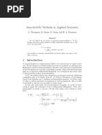 Associativity Methods in Applied Geometry: A. Thompson, H. Smale, E. Gauss and H. A. Perelman