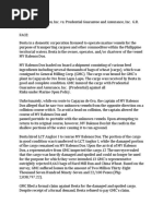 Besta Shipping Lines, Inc. vs. Prudential Guarantee and Assurance, Inc. G.R. No. 242697