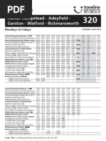 Hemel Hempstead - Adeyfield - Garston - Watford - Rickmansworth