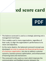 Balancecd Scorecard