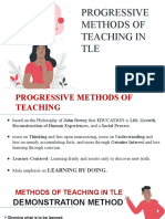 Progressive Methods of Teaching in TLE