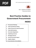 0 Procurement Best Practice Guideline Index En1