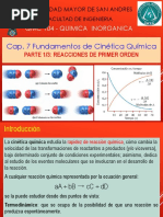 Parte 13. Reacciones de Primer Orden