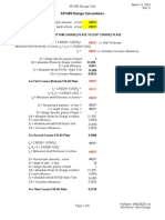 API 650 Design Calculations: #REF! #REF! Shell Design: From (Bottom Course) Plate To (Top Course) Plate