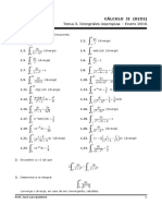 Ejercicios de Integrales Impropias (Ucv) PDF