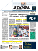 La Stampa 18 Ottobre 2020