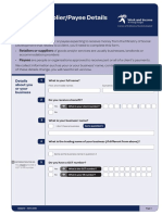 Retailer Supplier Registration Form