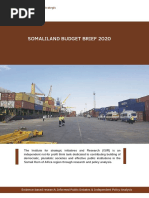 Budget Brief 2020 Final - Somaliland