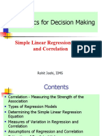 Regression and Correlation