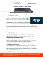 8PON Port GPON OLT (FD1508GS) Datasheet - V1.1