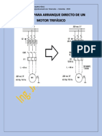 Calculo Arranque Directo Motor Trifasico PDF