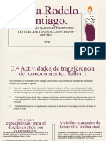 Actividades de Transferencia Del Conocimiento. Taller 1