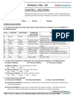 Chapter 2: Solutions: - : Chemistry / Class - XII