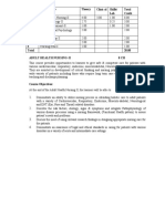 Adult Health Nursing Course Grid - Yr II Sem II