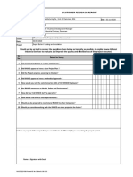 Customer Feedback Report: Rawae Al Amal Industrial Services