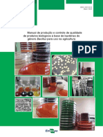 Manual de Produção e Controle de Qualidade de Produtos Biológicos À Base de Bactérias Do Gênero Bacillus para Uso Na Agricultura