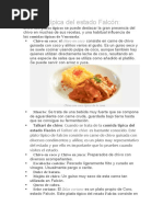 Comida Típica Del Estado Falcón