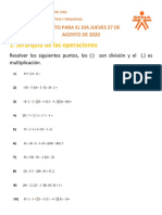 Taller Propuesto Jueves 27