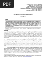 The Impact of Intramurals On Young Adolescents Louis L. Warren