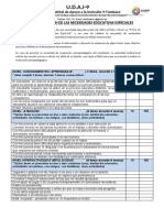 Ficha 1 Detección de Necesidades Educativa