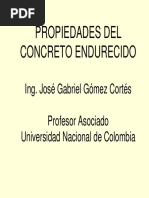 Propiedades Del Concreto Endurecido