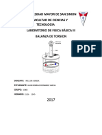 Balanza de Torsion Fisica 3