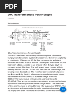 20A Transformerless Power Supply