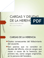 Cargas y Deudas de La Herencia