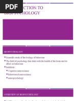 1 - Introduction To Biopsychology