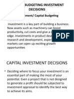 CE 309 CAPITAL INVESTMENT DECISIONS Sept 27 2013