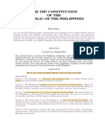 1987 PH Constitution PDF