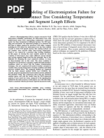 Analytical Modeling of Electromigration Failure For VLSI Interconnect Tree Considering Temperature and Segment Length Effects