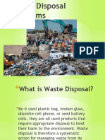 Waste Disposal Problems 