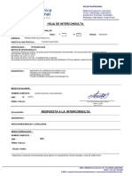 Salud Ocupacional Hoja de Interconsulta PDF