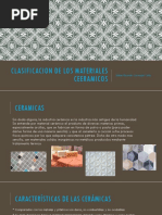 Clasificacion de Los Materiales Ceramicos PDF