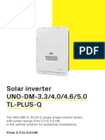 Solar Inverter UNO-DM-3.3/4.0/4.6/5.0 Tl-Plus-Q: From 3.3 To 5.0 KW