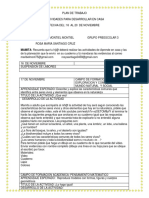 Planeacion Preescolar 3 Semana Del 16 Al 20 de Noviembre PDF