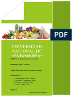 Elaboración de Mermelada de Naranja