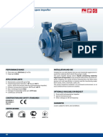 Pedrollo Close Coupled Centrifugal Pump - Semi Open Impeller - NGA PDF