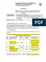 TDR - 03 Servicio