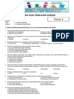 Soal Tematik Kelas 3 SD Tema 3 Subtema 3 Perubahan Wujud Benda Dan Kunci Jawaban