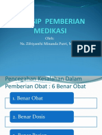 Prinsip Pemberian Medikasi