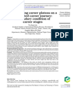 Experiencing Career Plateau On A Committed Career Journey: A Boundary Condition of Career Stages