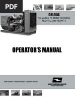 Operator'S Manual: For Models: NL944D2, NL944D3, NL944T2, and NL944T3