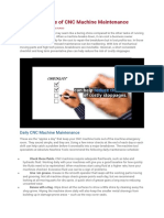 The Importance of CNC Machine Maintenance