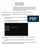 pb1009x Factory Reset