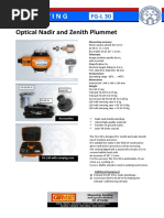 Surveying: Optical Nadir and Zenith Plummet