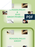 Penggolongan Serta Jenis Kredit Perbankan Dan Akad Pembiayaan