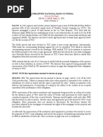 PNB Vs Pineda Dacion No Transfer of Ownership