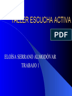 Taller Escucha Activa Taller Escucha Act PDF